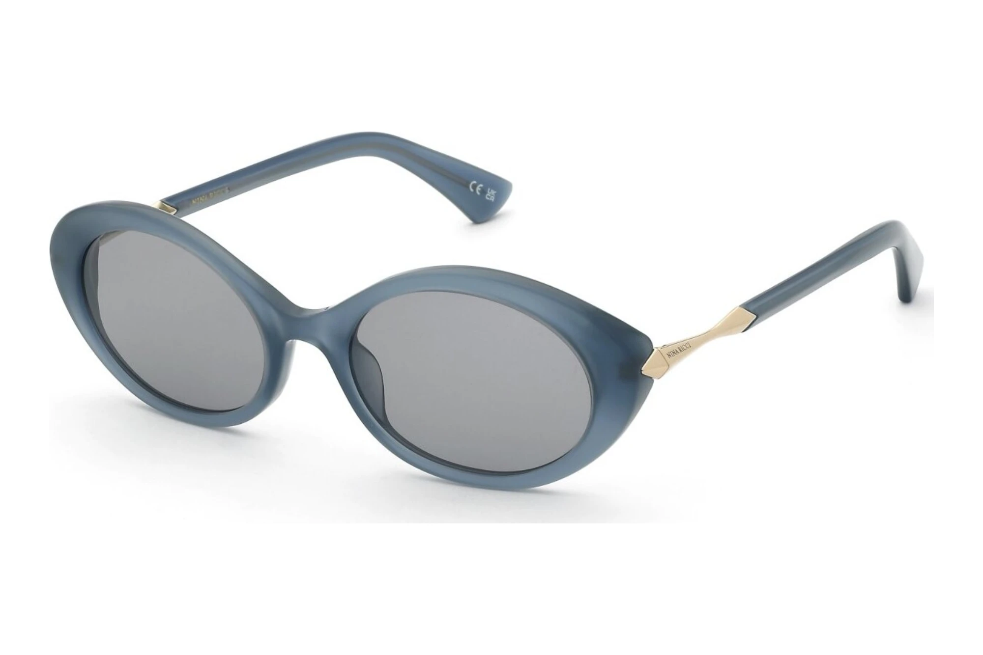 Nina Ricci SNR481 0W47 SMOKESHINY TRANSP.BLUE Nina Ricci SNR481 0W47 SMOKESHINY TRANSP.BLUE
