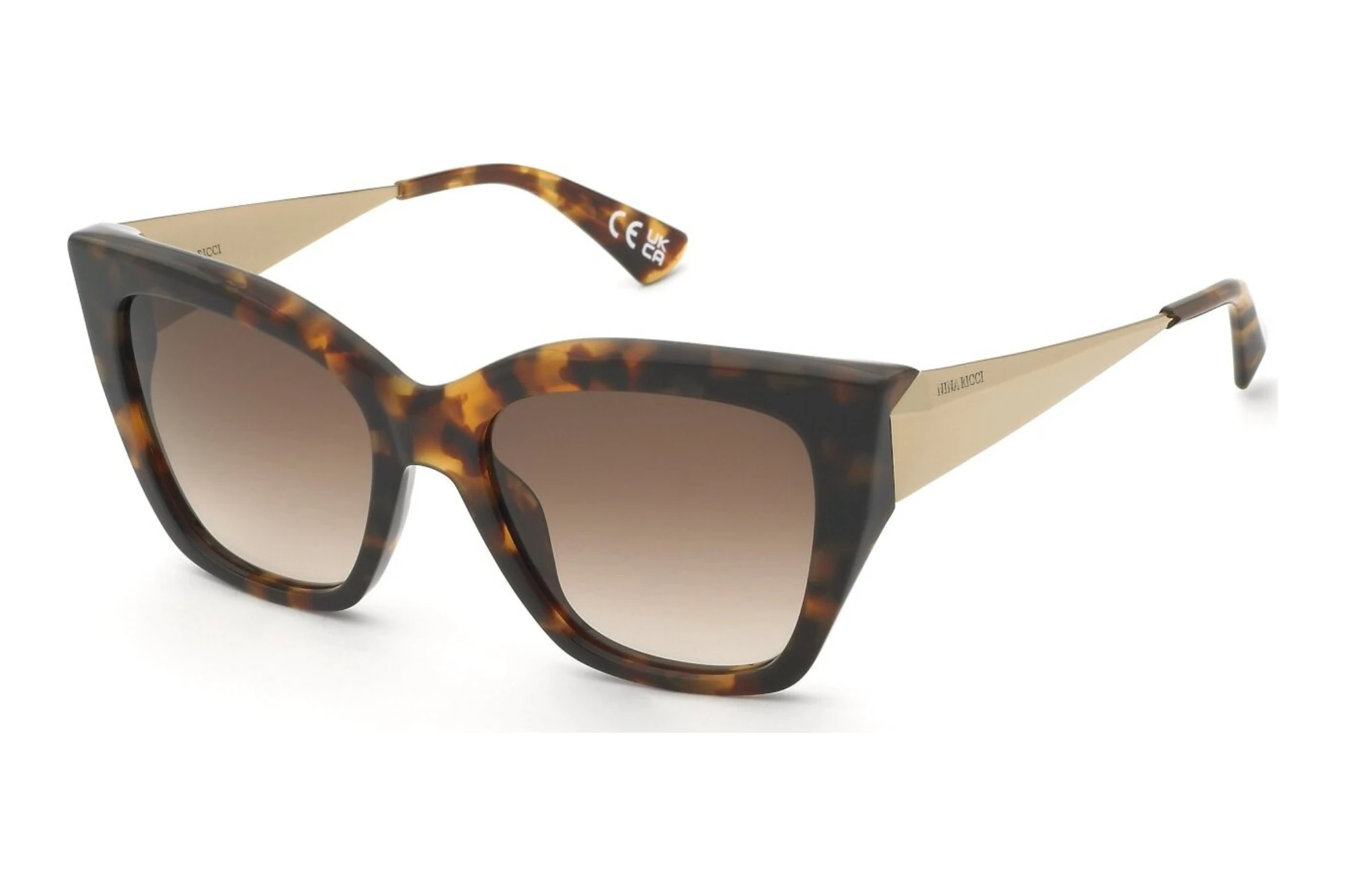 Nina Ricci SNR487 0745 BROWN GRADIENT BROWNSHINY HAVANA Nina Ricci SNR487 0745 BROWN GRADIENT BROWNSHINY HAVANA