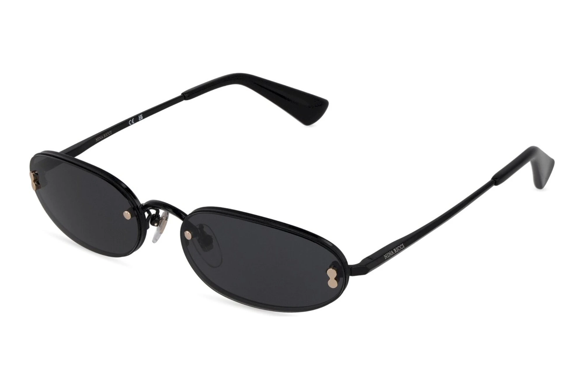 Nina Ricci SNR492 0530 SMOKETOTAL SHINY BLACK Nina Ricci SNR492 0530 SMOKETOTAL SHINY BLACK