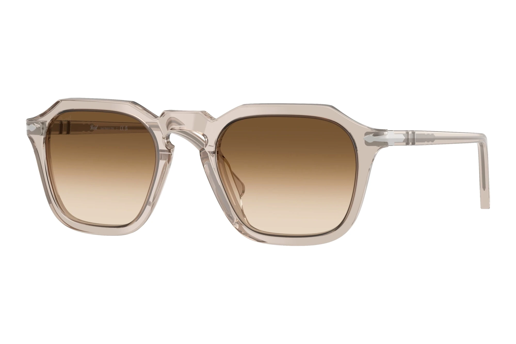 Persol PO3292S 124051 Clear Gradient BrownTransparent Brown Grey Persol PO3292S 124051 Clear Gradient BrownTransparent Brown Grey