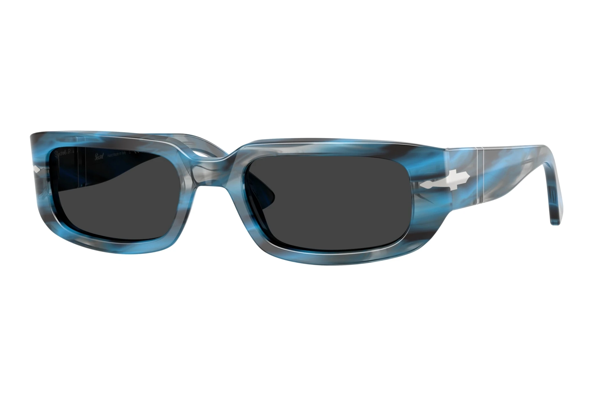 Persol PO3385S 123448 Polarized BlackStriped Blue And Grey Persol PO3385S 123448 Polarized BlackStriped Blue And Grey