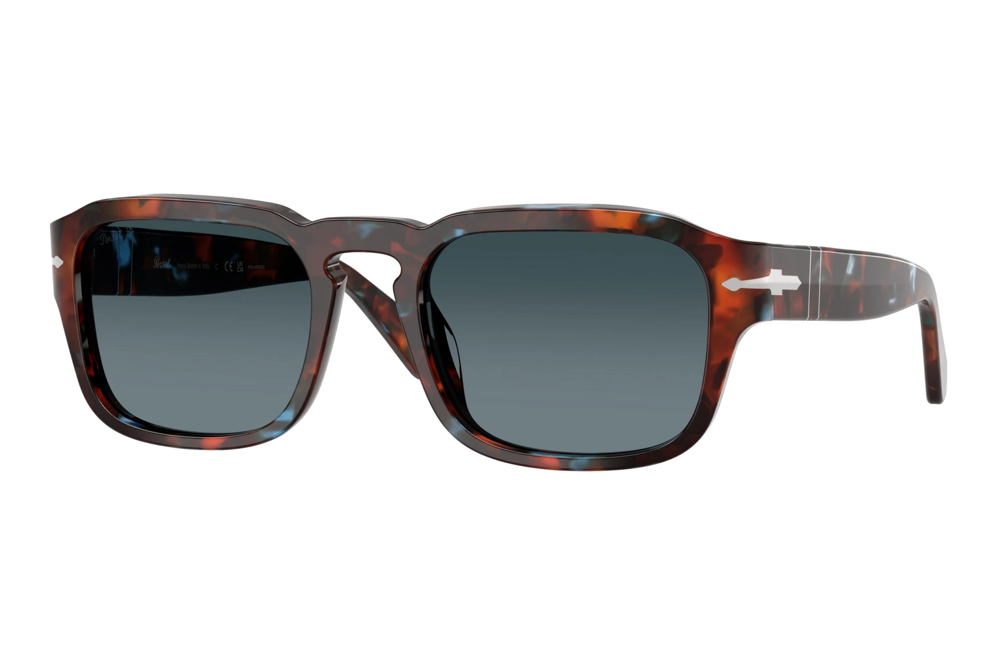 Persol PO3386S 1232S3 Polarized Gradient BlueTortoise Brown & Pearl Blue Persol PO3386S 1232S3 Polarized Gradient BlueTortoise Brown & Pearl Blue