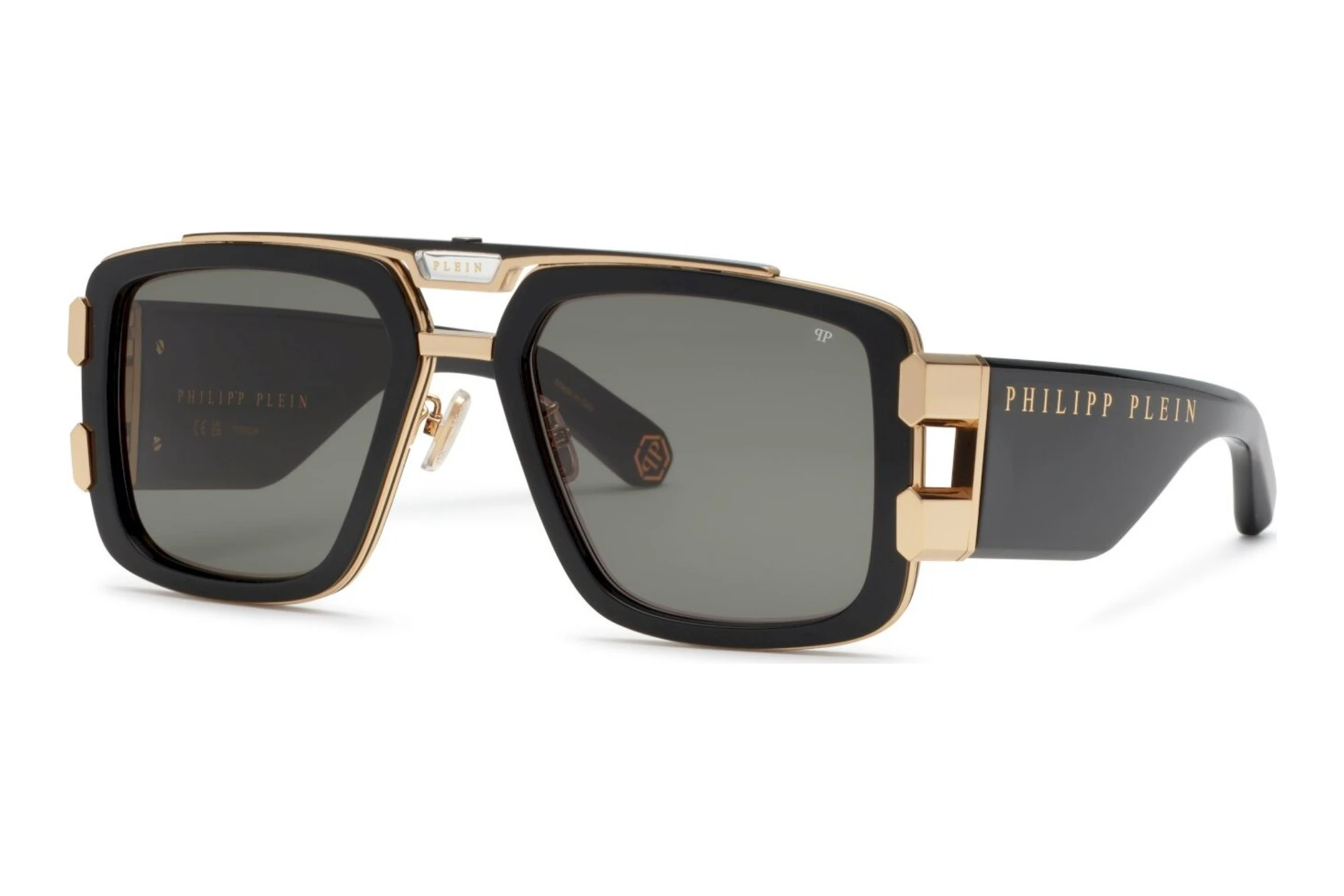 Philipp Plein SPP128M 0301 GREY/GREENSH.ROSE GOLD W/BLACK PARTS Philipp Plein SPP128M 0301 GREY/GREENSH.ROSE GOLD W/BLACK PARTS