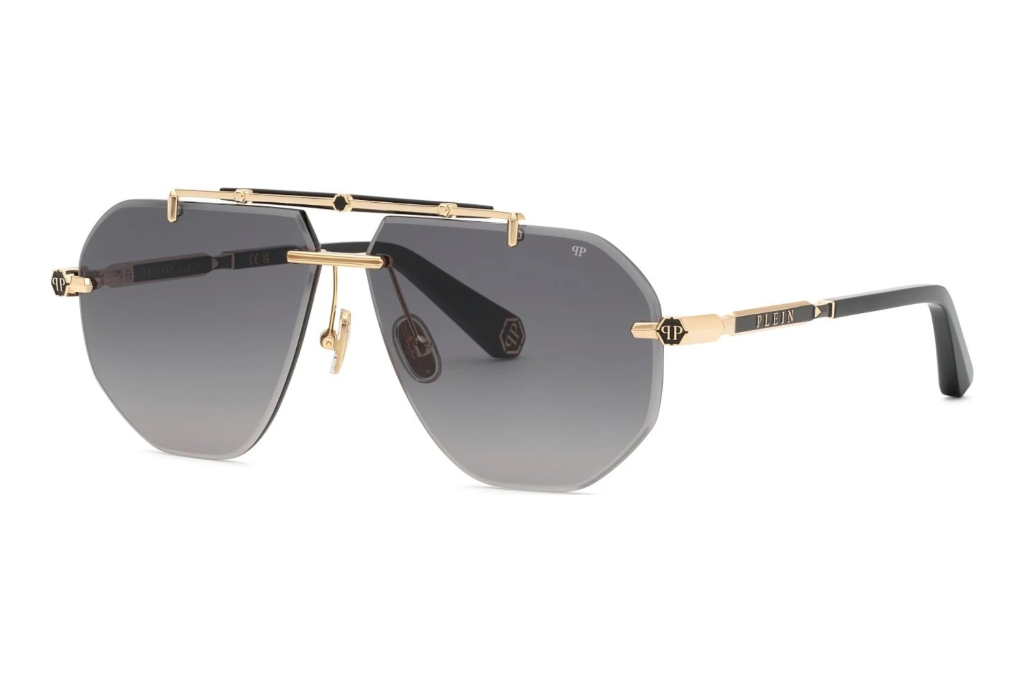 Philipp Plein SPP249M 0301 SMOKE GRADIENT SMOKESH.ROSE GOLD W/BLACK PARTS Philipp Plein SPP249M 0301 SMOKE GRADIENT SMOKESH.ROSE GOLD W/BLACK PARTS