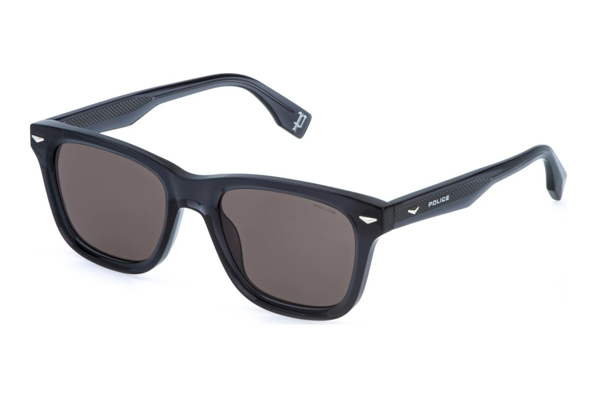 Police SPLR80E 0705 BROWNSHINY TRANSPARENT DARK GREY Police SPLR80E 0705 BROWNSHINY TRANSPARENT DARK GREY