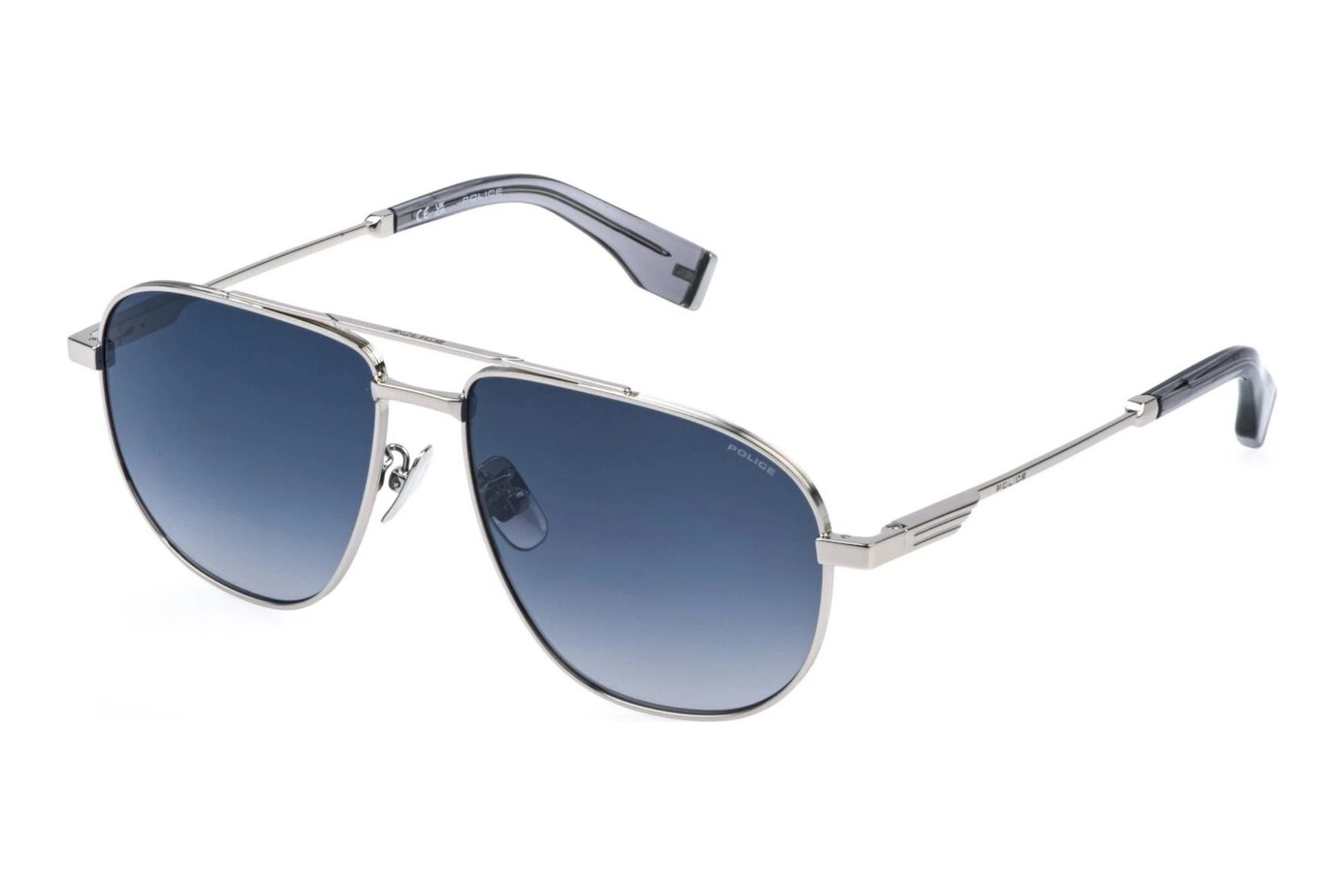 Police SPLR83 579X SMOKE GRADIENT/MIRROR SILVERSHINY PALLADIUM Police SPLR83 579X SMOKE GRADIENT/MIRROR SILVERSHINY PALLADIUM