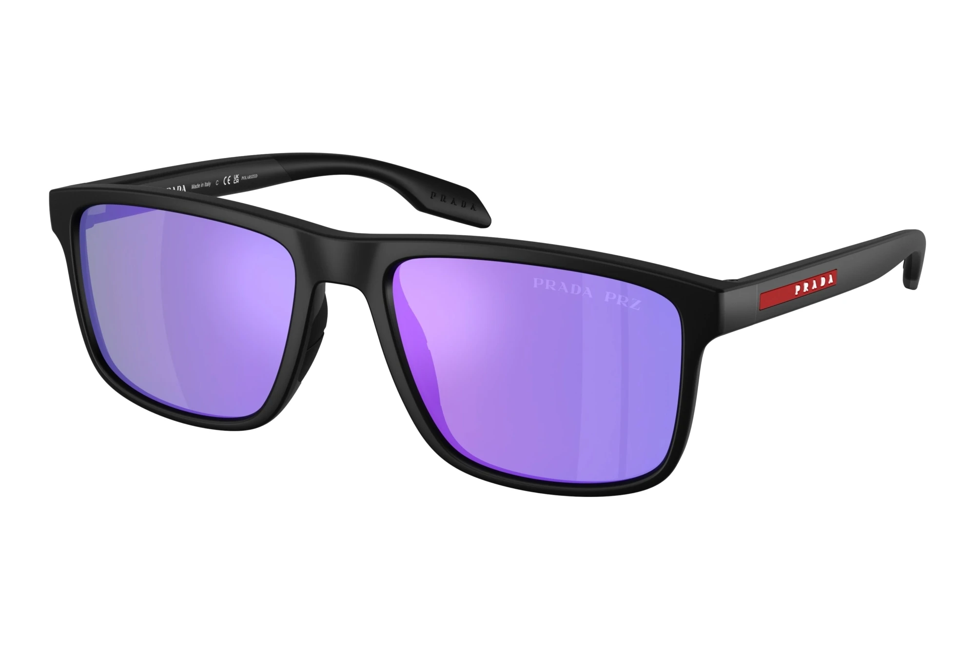 Prada Linea Rossa PS C01S 12P31G Grey PolarizedMatte Black Prada Linea Rossa PS C01S 12P31G Grey PolarizedMatte Black