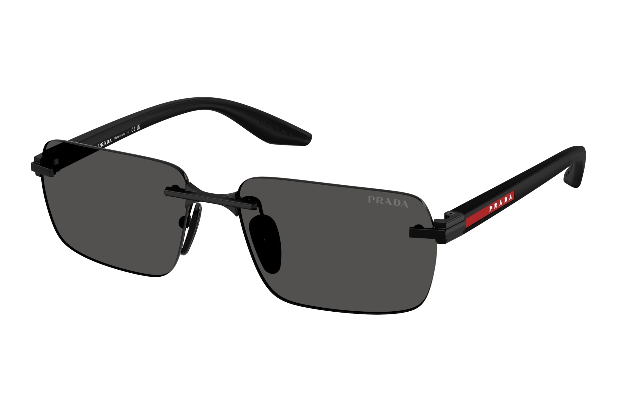 Prada Linea Rossa PS C52S 1BO08Z Dark GreyMatte Black Prada Linea Rossa PS C52S 1BO08Z Dark GreyMatte Black