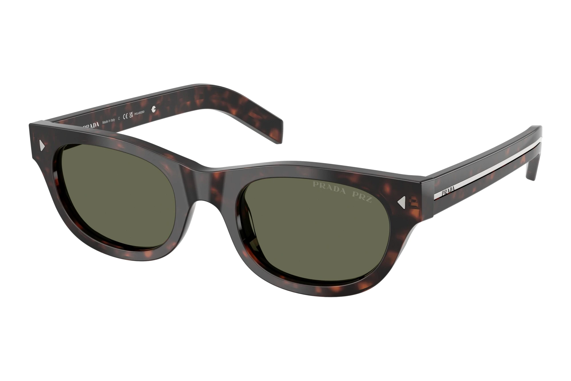 Prada PR C09S 17N03R Green PolarizedHavana Prada PR C09S 17N03R Green PolarizedHavana