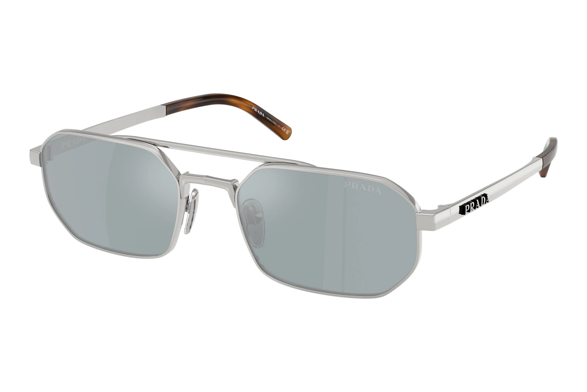Prada PR D53S 1BC40X Blue Mirror SilverSilver Prada PR D53S 1BC40X Blue Mirror SilverSilver