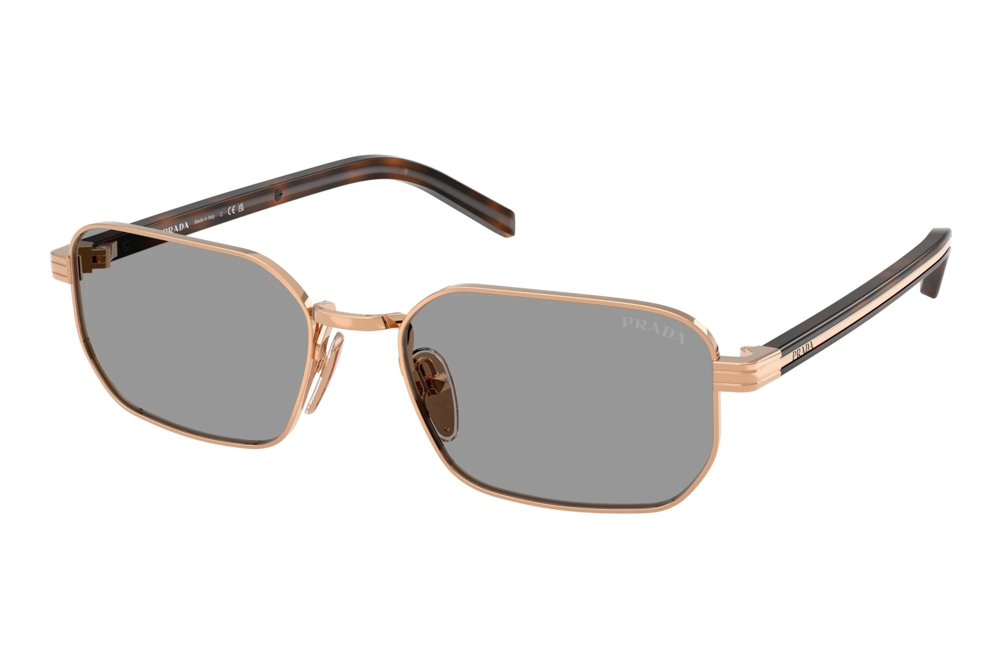 Prada PR D62S ZVF50Q Grigio Medio BioRose Gold Prada PR D62S ZVF50Q Grigio Medio BioRose Gold