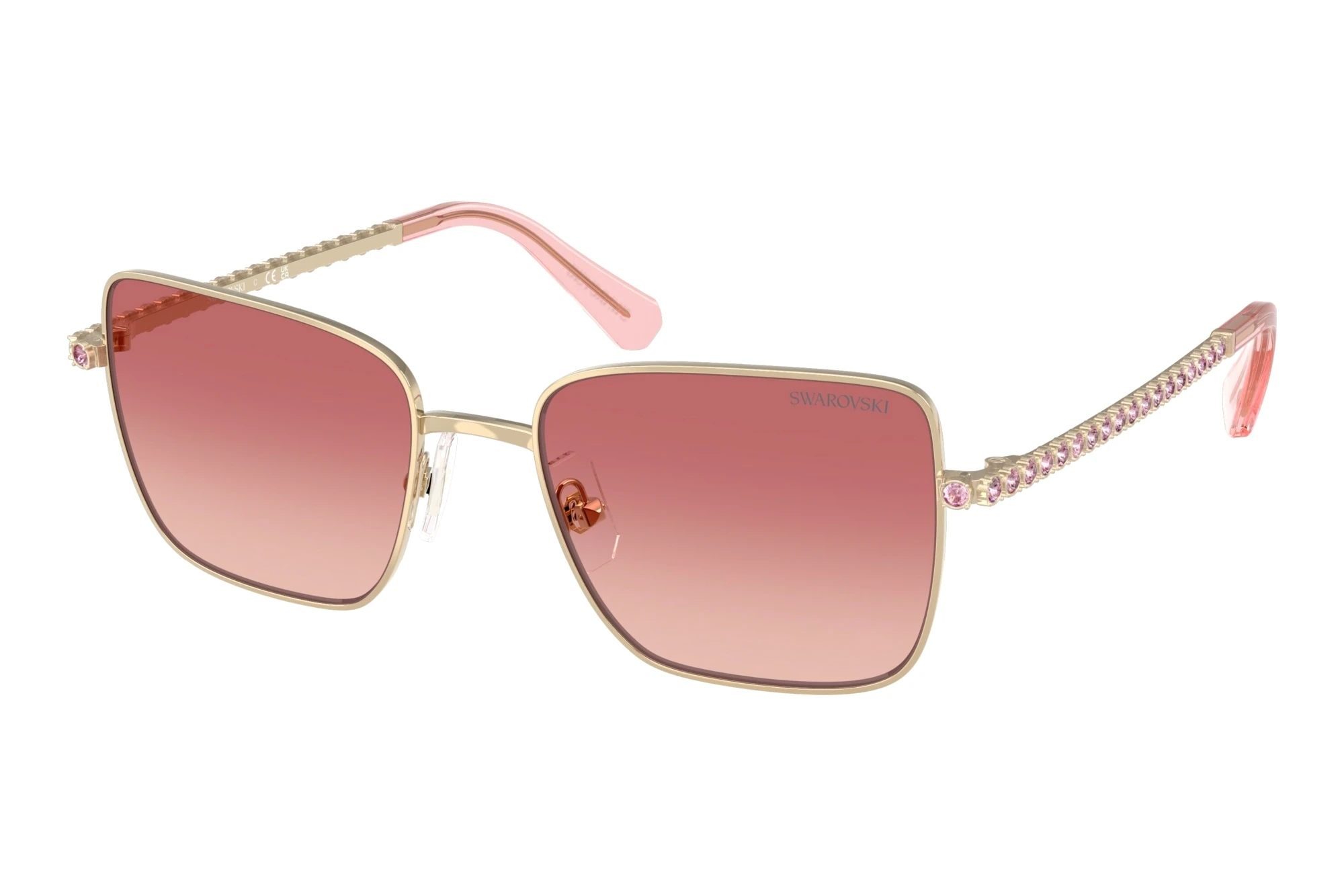 Swarovski SK7015 4013A5 Pink Gradient RedPale Gold Swarovski SK7015 4013A5 Pink Gradient RedPale Gold