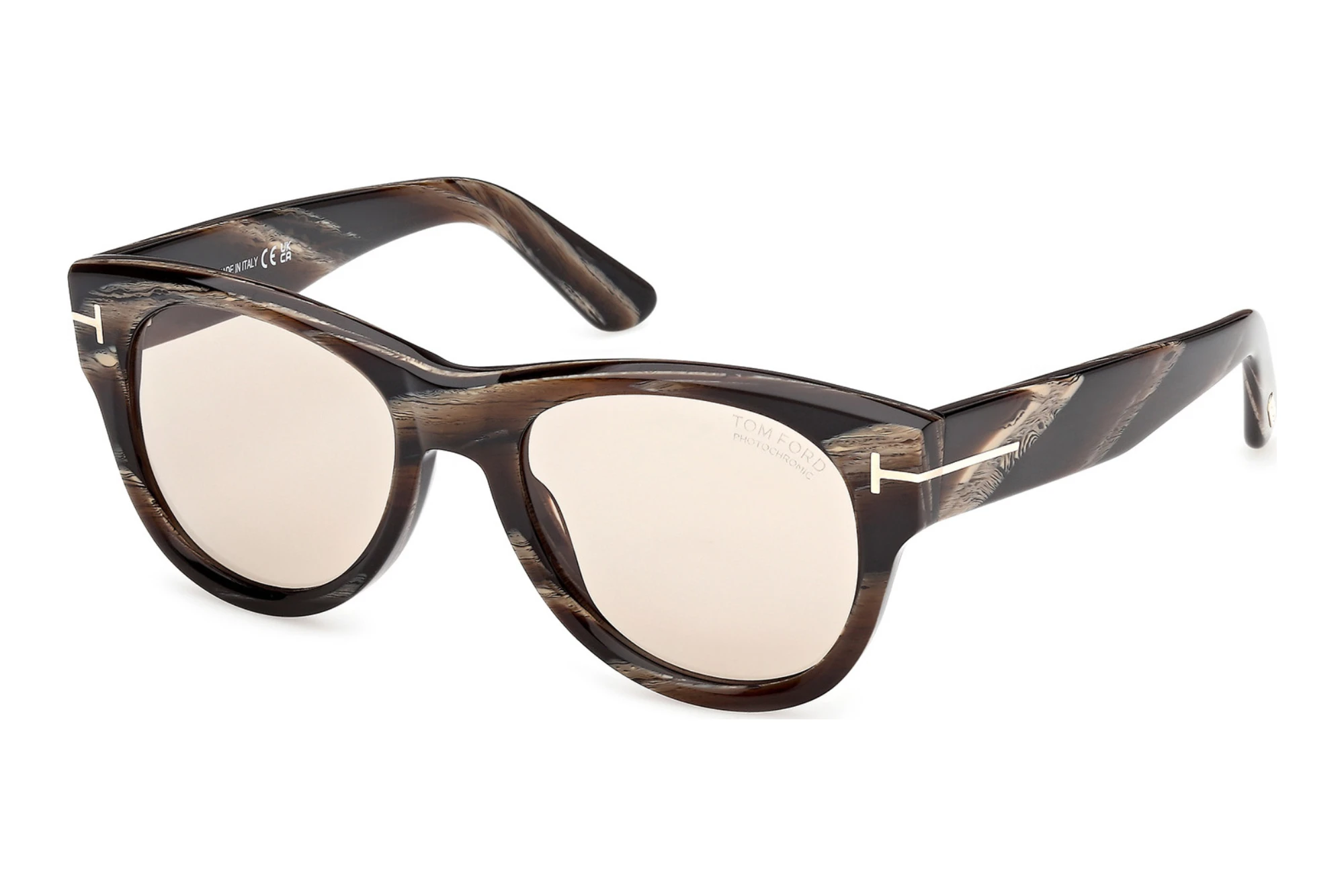 Tom Ford FT1305 64E braunBunt Horn Tom Ford FT1305 64E braunBunt Horn