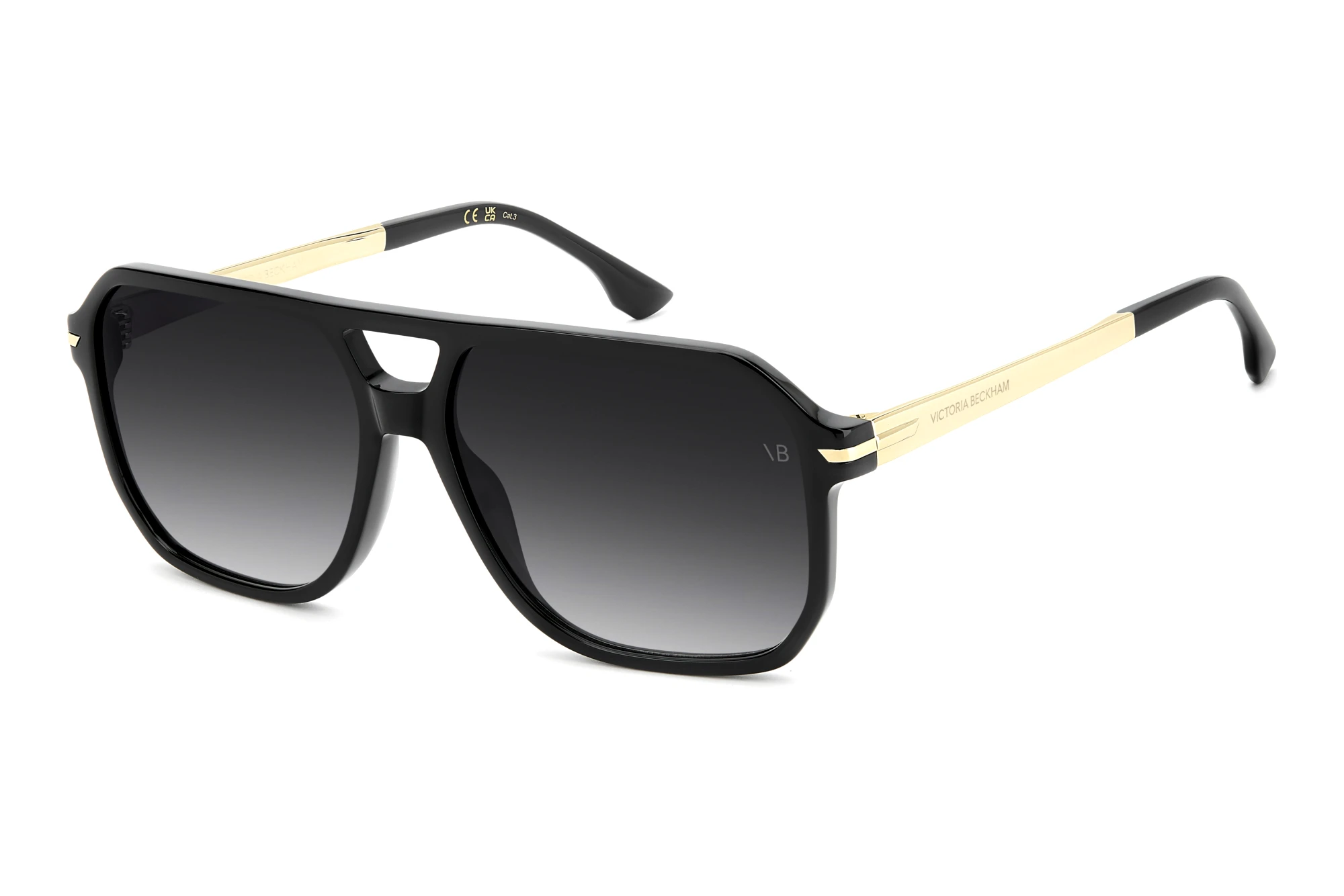 Victoria Beckham VB 1002/S 807/9O DARK GREY SHADEDBLACK Victoria Beckham VB 1002/S 807/9O DARK GREY SHADEDBLACK