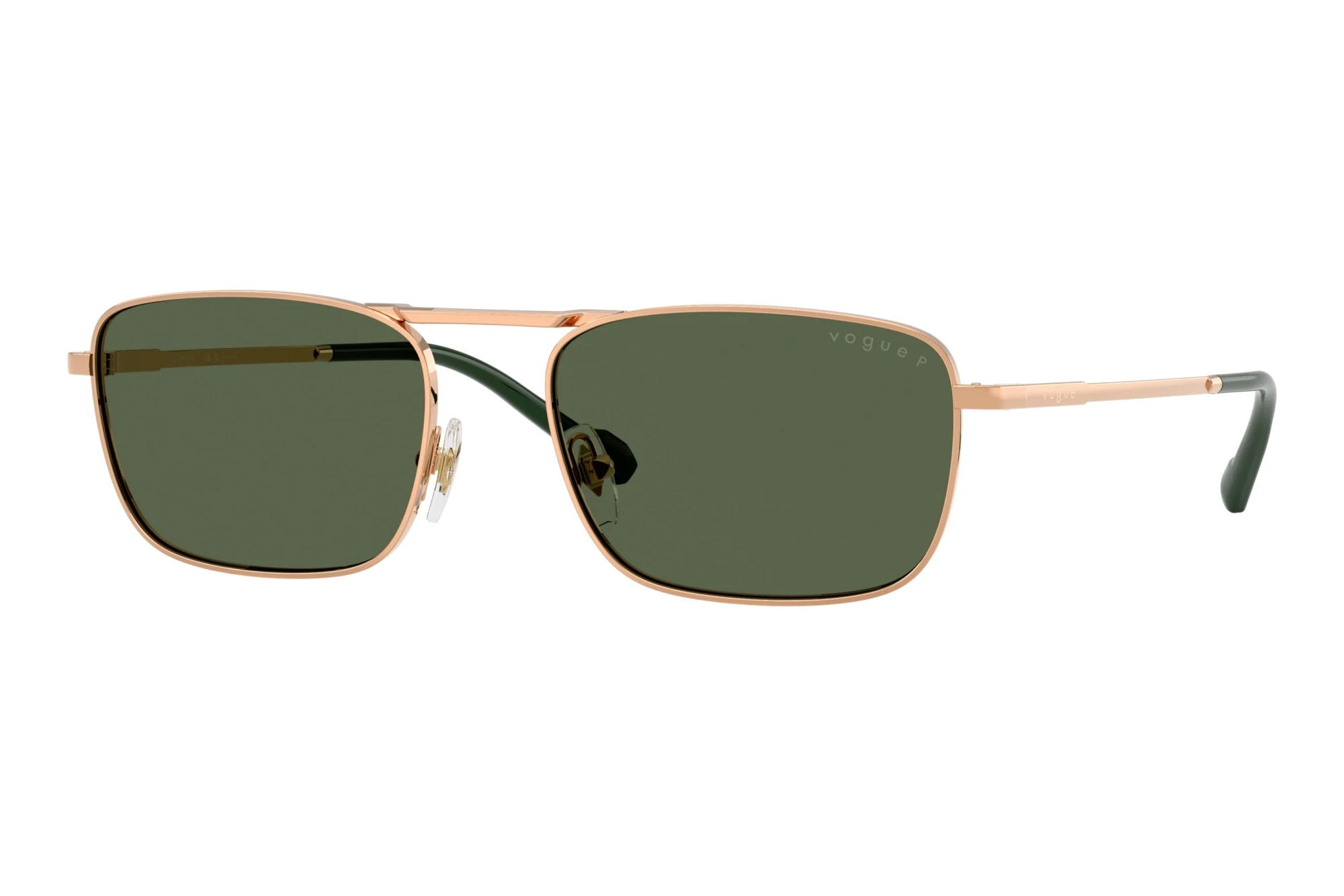 Vogue Eyewear VO4346S 51529A Dark Green PolarizedRose Gold Vogue Eyewear VO4346S 51529A Dark Green PolarizedRose Gold