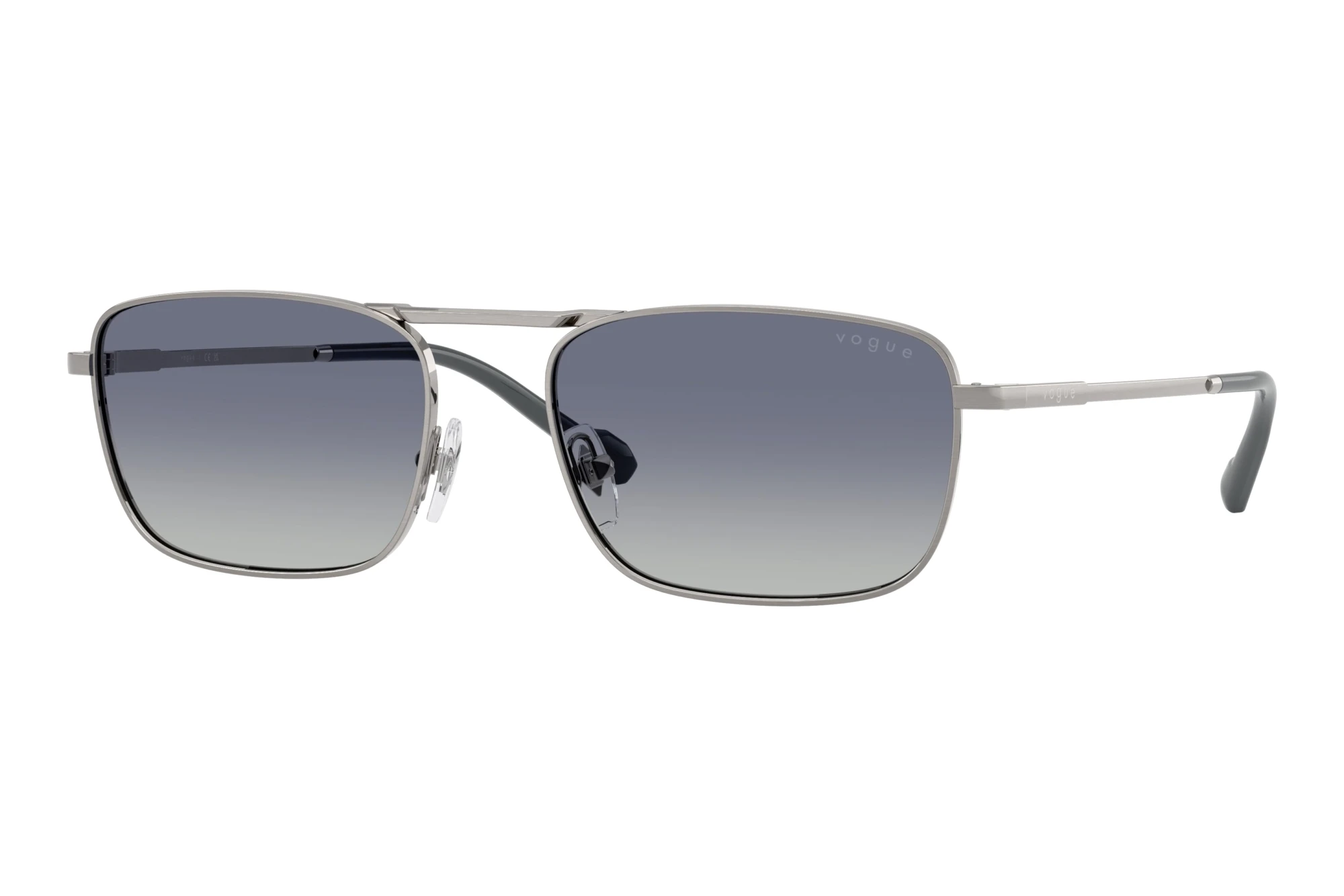 Vogue Eyewear VO4346S 51874L Grey Gradient BlueBrushed Gunmetal Vogue Eyewear VO4346S 51874L Grey Gradient BlueBrushed Gunmetal
