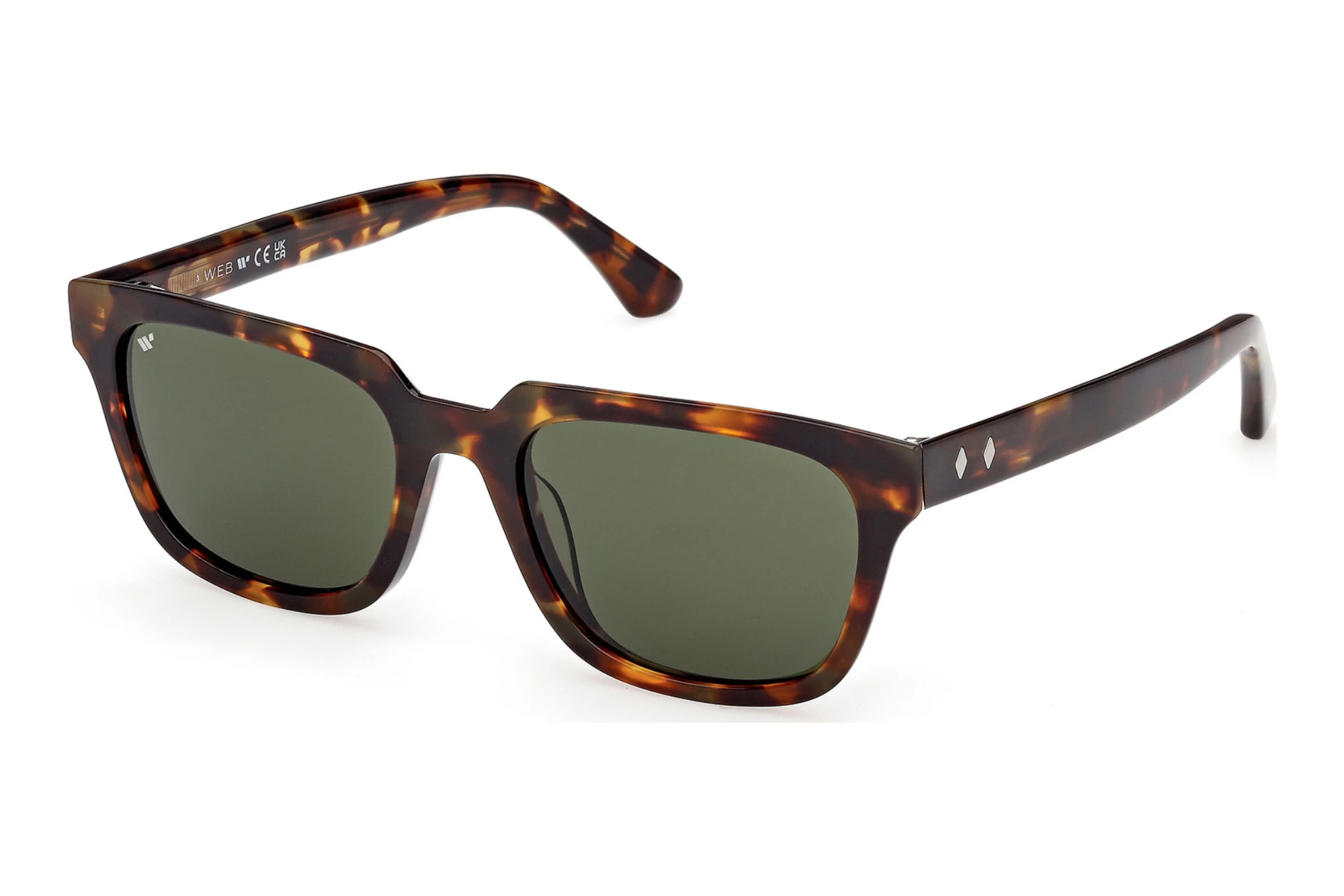 Web Eyewear WE0391 52N grünDunkel Havanna Web Eyewear WE0391 52N grünDunkel Havanna