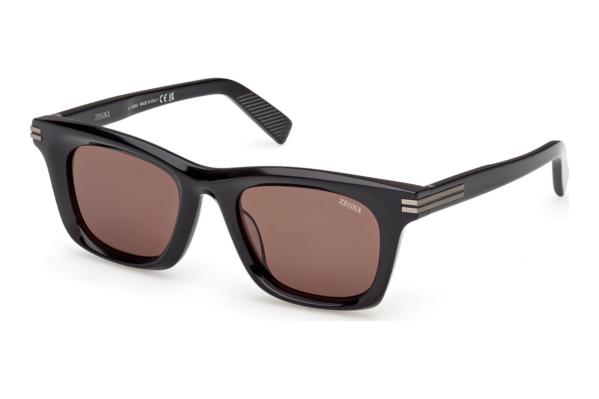Zegna EZ0270 20E braunGlänzend Grau Zegna EZ0270 20E braunGlänzend Grau