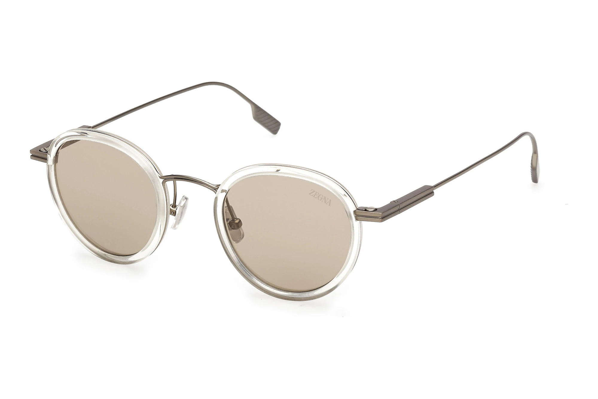 Zegna EZ0276 39E braunGlänzend Hell Gelb Zegna EZ0276 39E braunGlänzend Hell Gelb