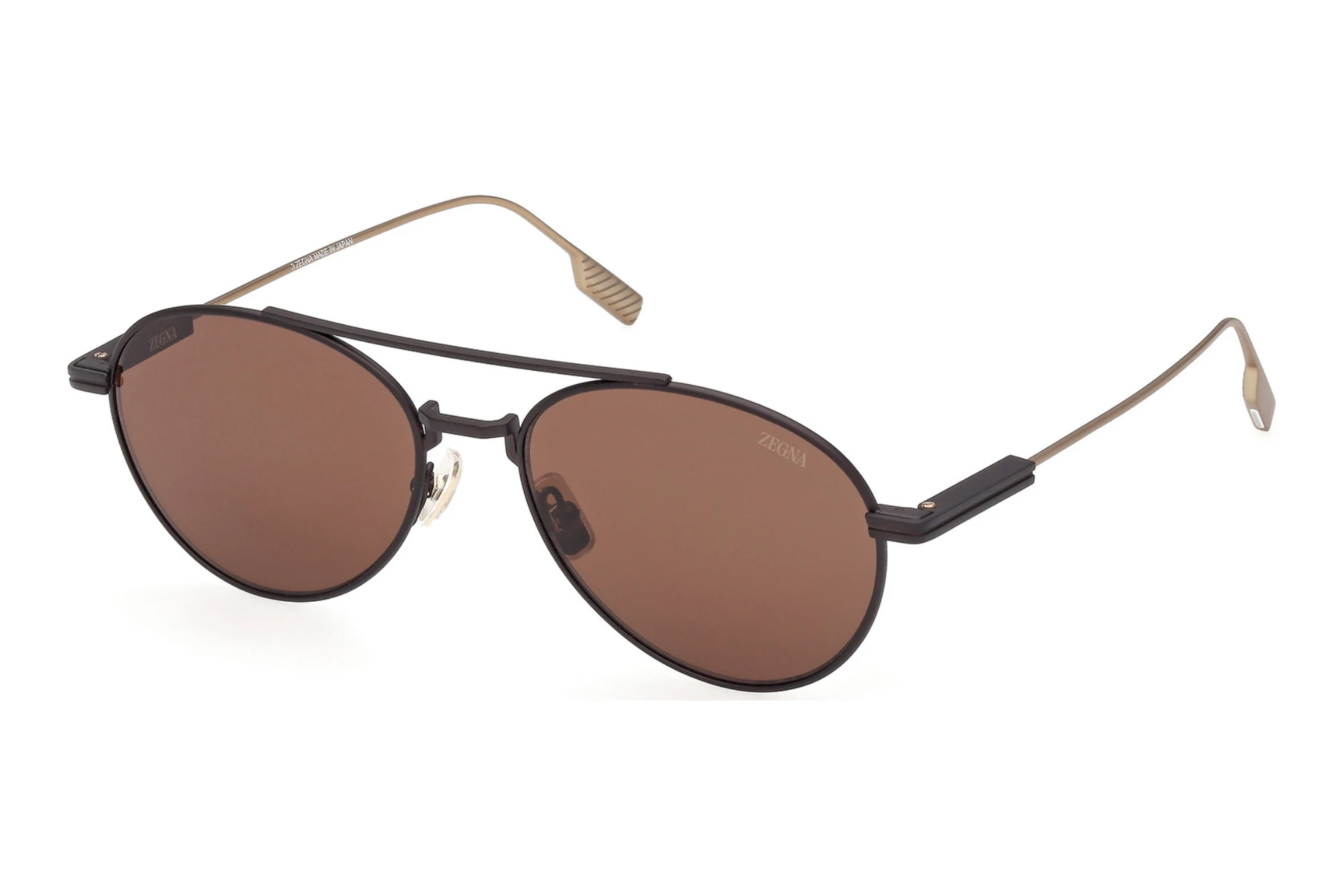 Zegna EZ0288 49E braunMatt Dunkelbraun Zegna EZ0288 49E braunMatt Dunkelbraun