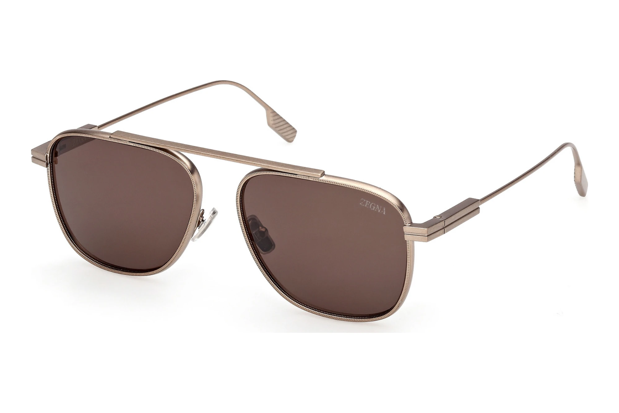 Zegna EZ0291 35E braunMatt Hellbraun Zegna EZ0291 35E braunMatt Hellbraun