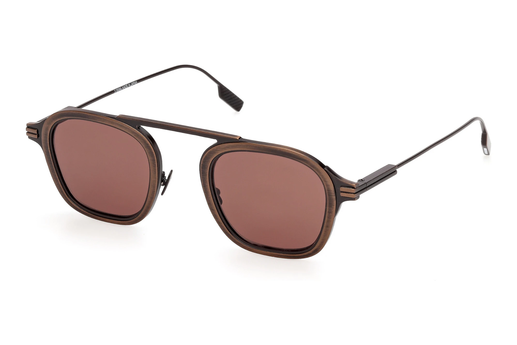 Zegna EZ0315 37E braunMatt Antik Dunkle Bronze Zegna EZ0315 37E braunMatt Antik Dunkle Bronze