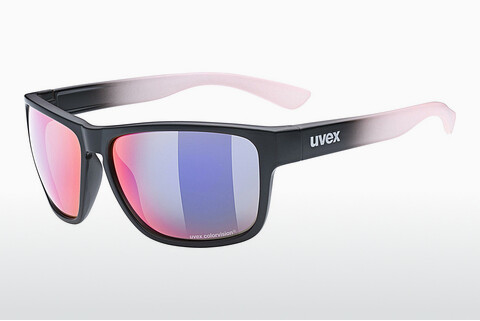 Okulary przeciwsłoneczne UVEX SPORTS LGL 36 CV black mat rose