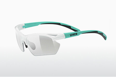 Okulary przeciwsłoneczne UVEX SPORTS sportstyle 802 s V white mint mat
