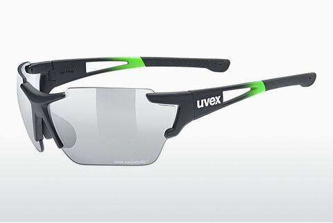 Okulary przeciwsłoneczne UVEX SPORTS sportstyle 803 race V black green mat
