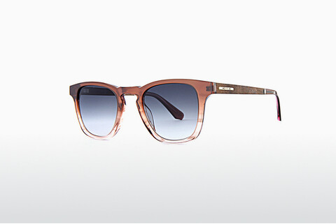 Okulary przeciwsłoneczne Wood Fellas Mindset (11717 curled/brown)
