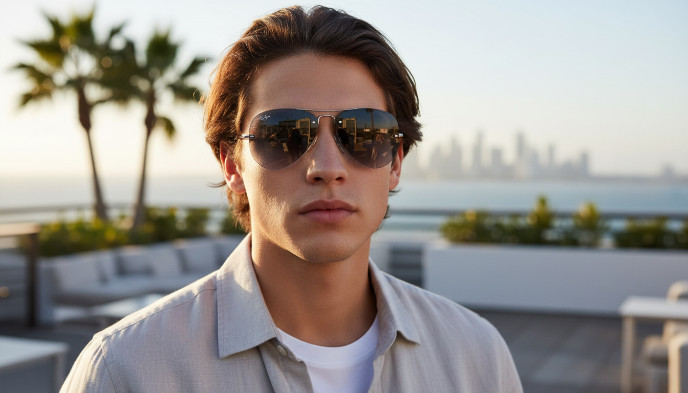 Widok z przodu Ray-Ban RB3449 (RB3449 - 003/8G)