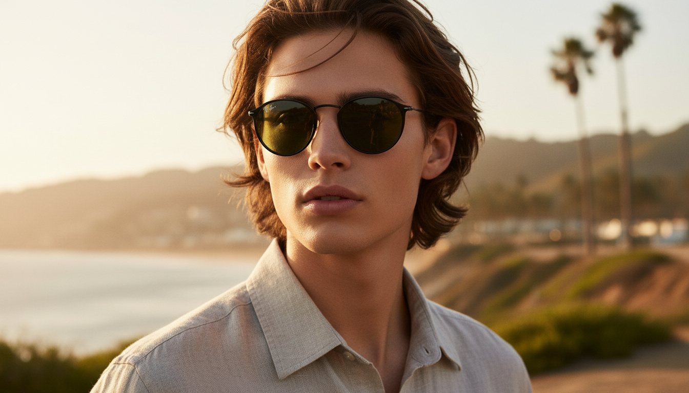 Widok z przodu Ray-Ban ROUND METAL (RB3447 - 919931)