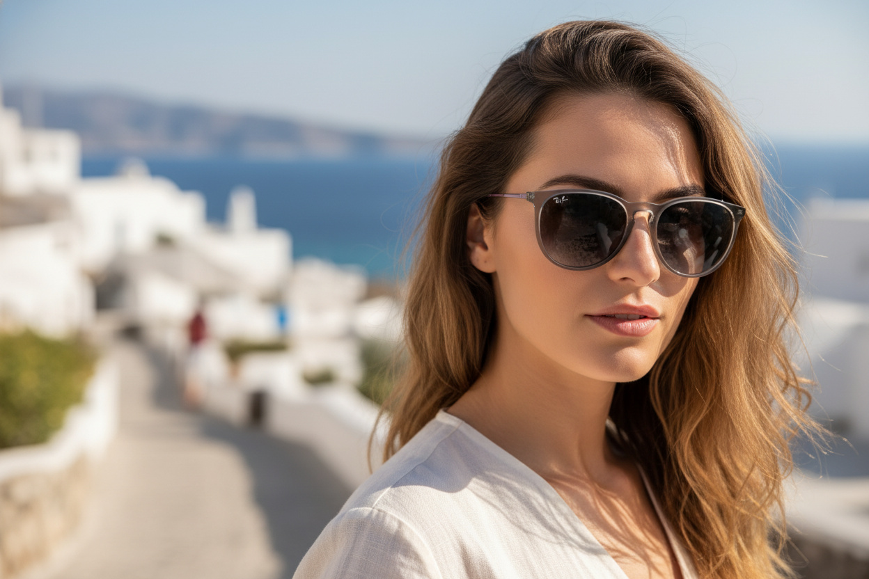 Widok z przodu Ray-Ban ERIKA (RB4171 - 65138G)