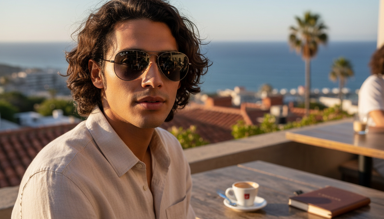 Widok z przodu Ray-Ban AVIATOR LARGE METAL (RB3025 - 004/78)