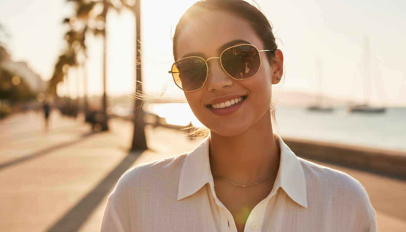 Widok z przodu Ray-Ban HEXAGONAL (RB3548 - 001/51)