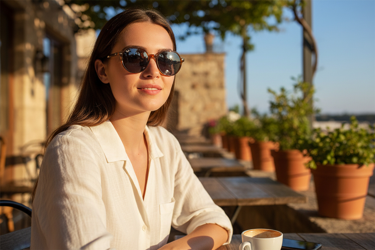 Widok z przodu Ray-Ban THALIA (RB2195 - 954/62)
