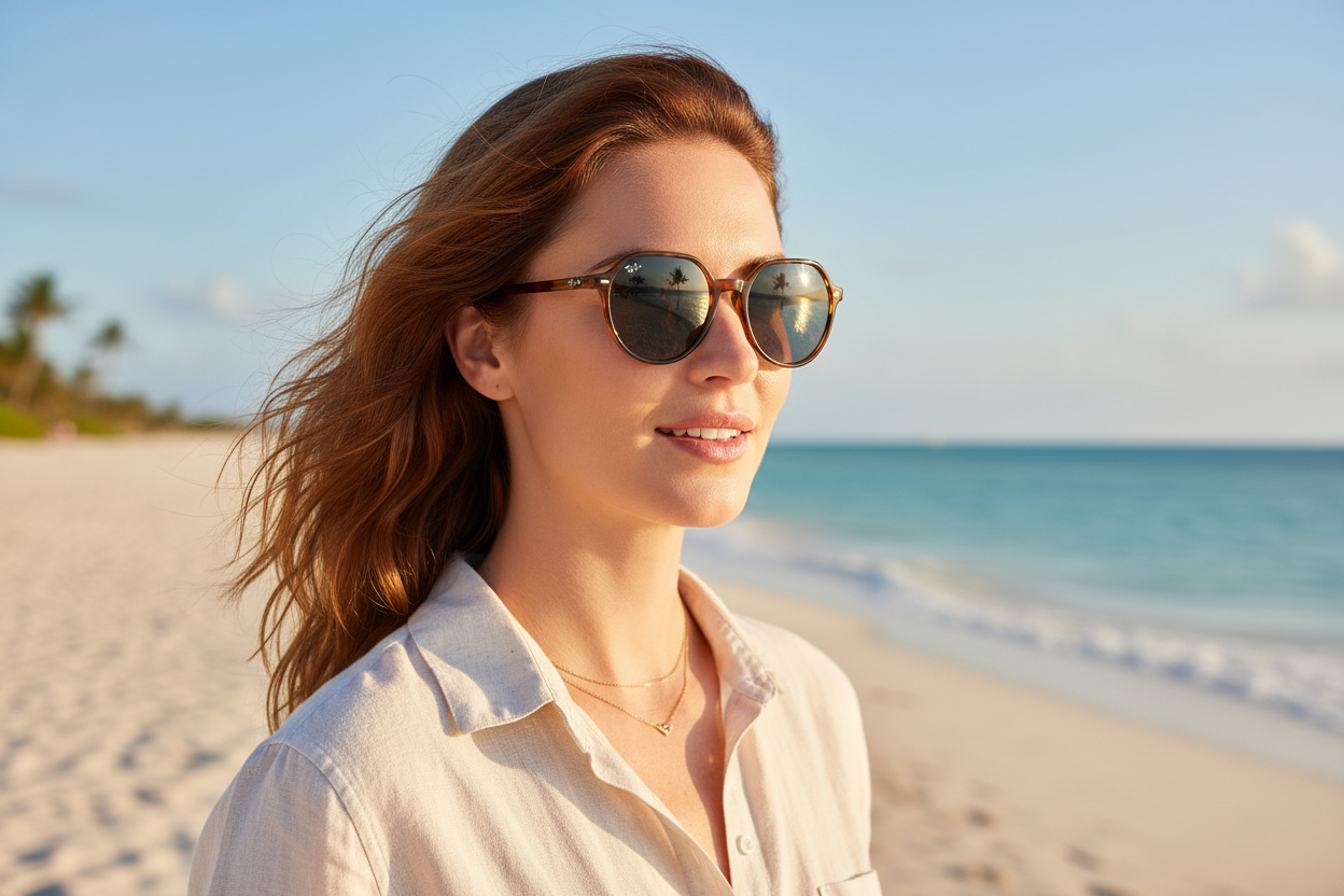 Widok z przodu Ray-Ban THALIA (RB2195 - 954/62)