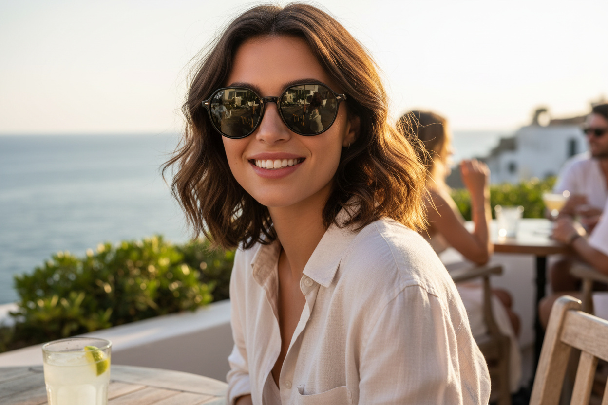 Widok z przodu Ray-Ban THALIA (RB2195 - 901/58)