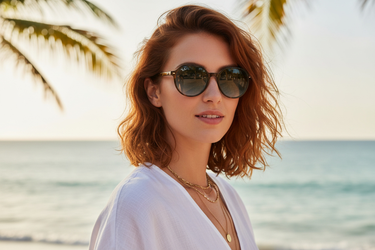 Widok z przodu Ray-Ban THALIA (RB2195 - 13163M)