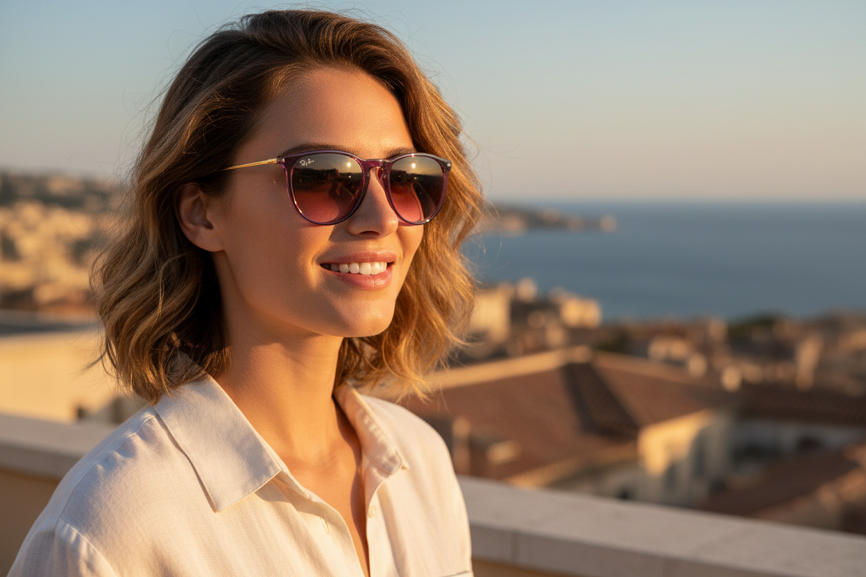 Widok z przodu Ray-Ban ERIKA (RB4171 - 659114)