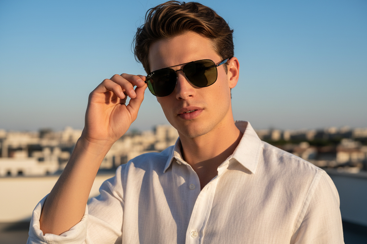 Widok z przodu Ray-Ban RB3683 (002/58)