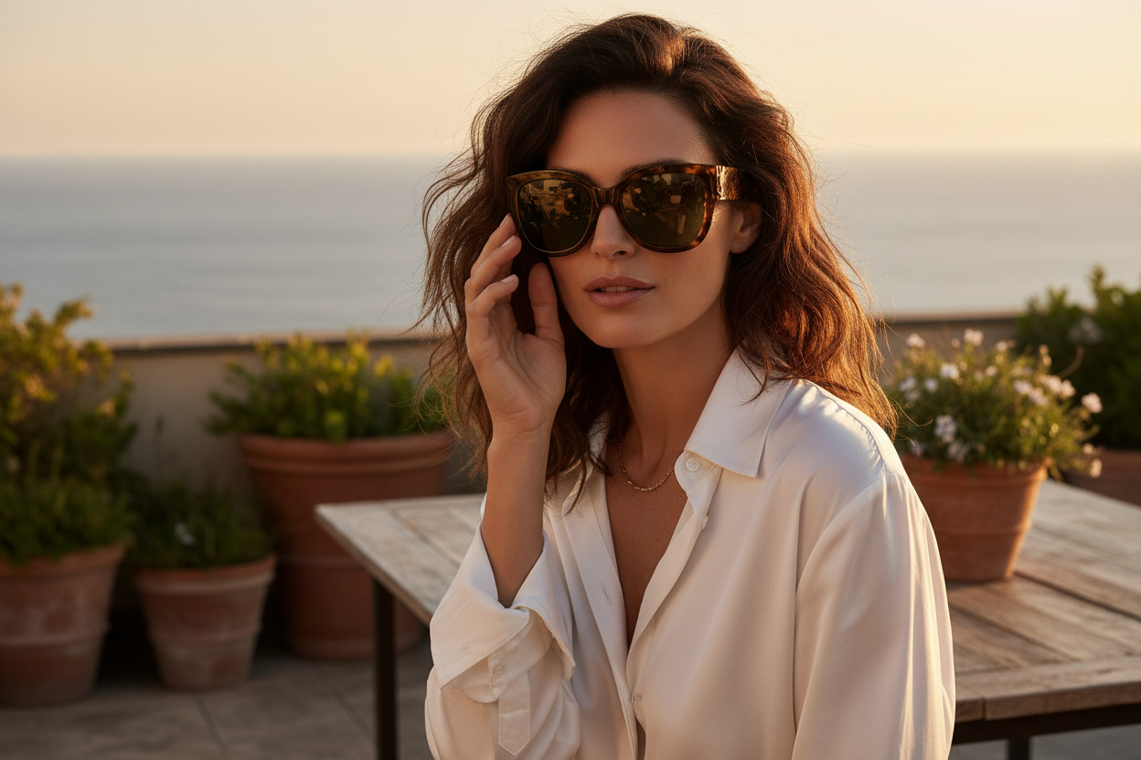 Widok z przodu Saint Laurent SL M95/F (003)