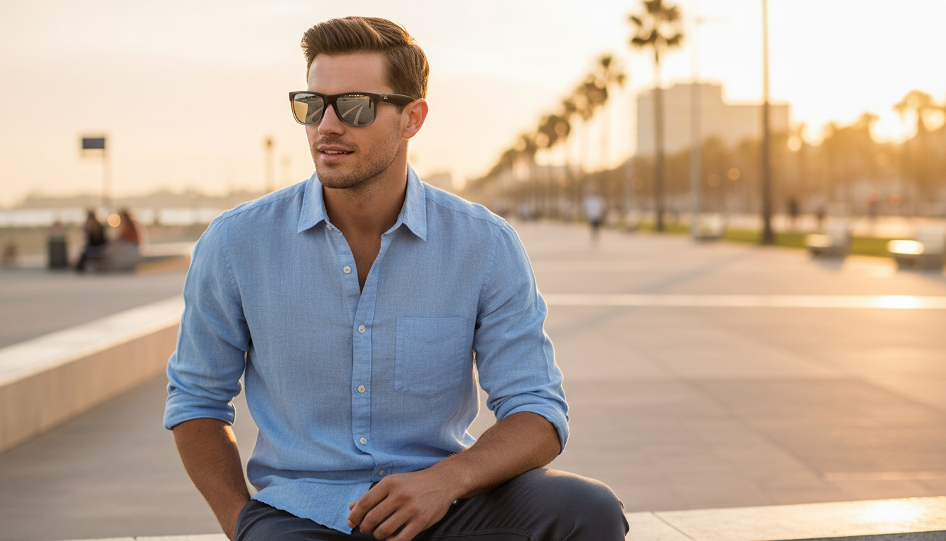 Widok z przodu Ray-Ban JUSTIN (RB4165 - 852/88)