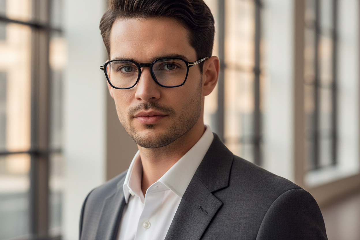 Widok z przodu Tom Ford FT5804-B (001)