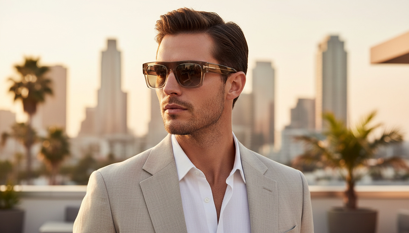 Widok z przodu Tom Ford FAUSTO (FT0711 - 47Q)