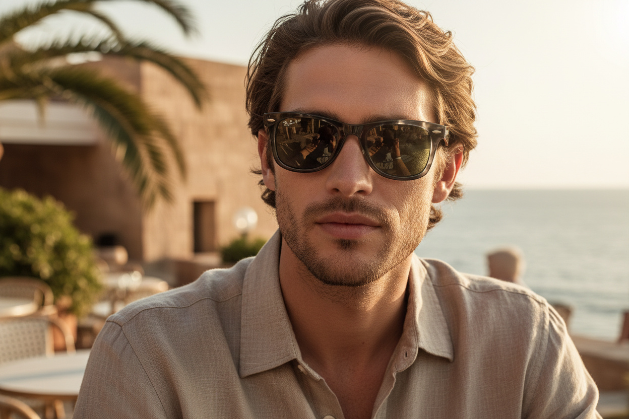 Widok z przodu Ray-Ban WAYFARER (RB2140 - 1333G6)