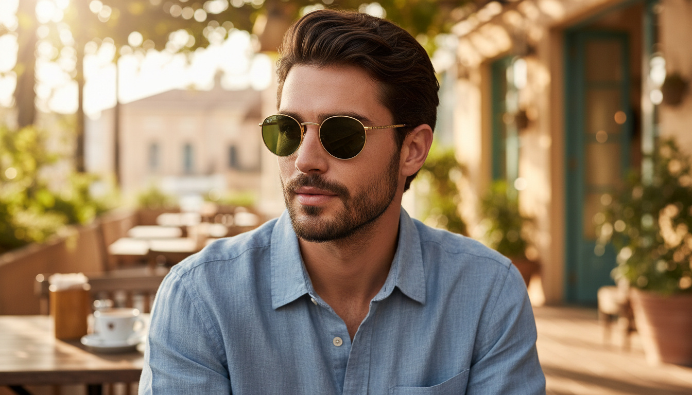 Widok z przodu Ray-Ban NEW ROUND (RB3637 - 919631)