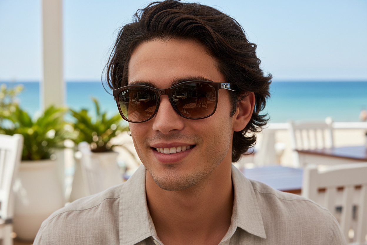 Widok z przodu Ray-Ban RB4374 (6600M2)