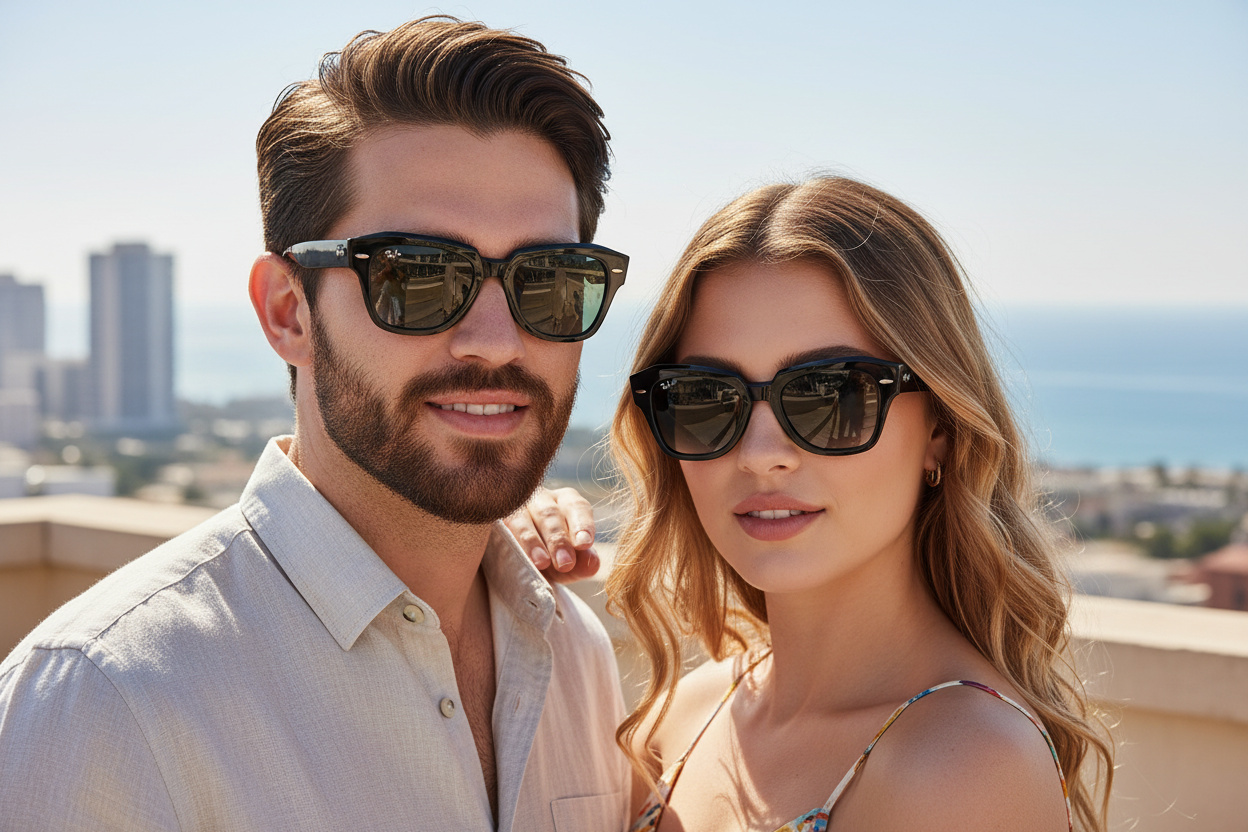 Widok z przodu Ray-Ban STATE STREET (RB2186 - 901/71)