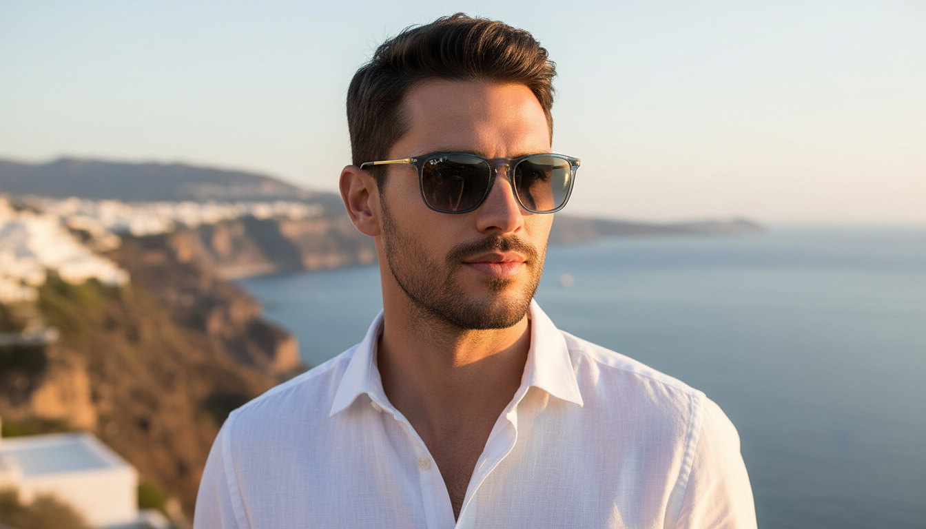 Widok z przodu Ray-Ban CHRIS (RB4187 - 6592T3)